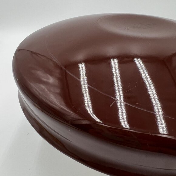 Dansk Købenstyle Vintage France Enamel Paella Pan BROWN 10 inches - Picture 8 of 10